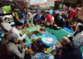 Diskominfo Cianjur Sahur Bersama Penyintas Gempa Bumi