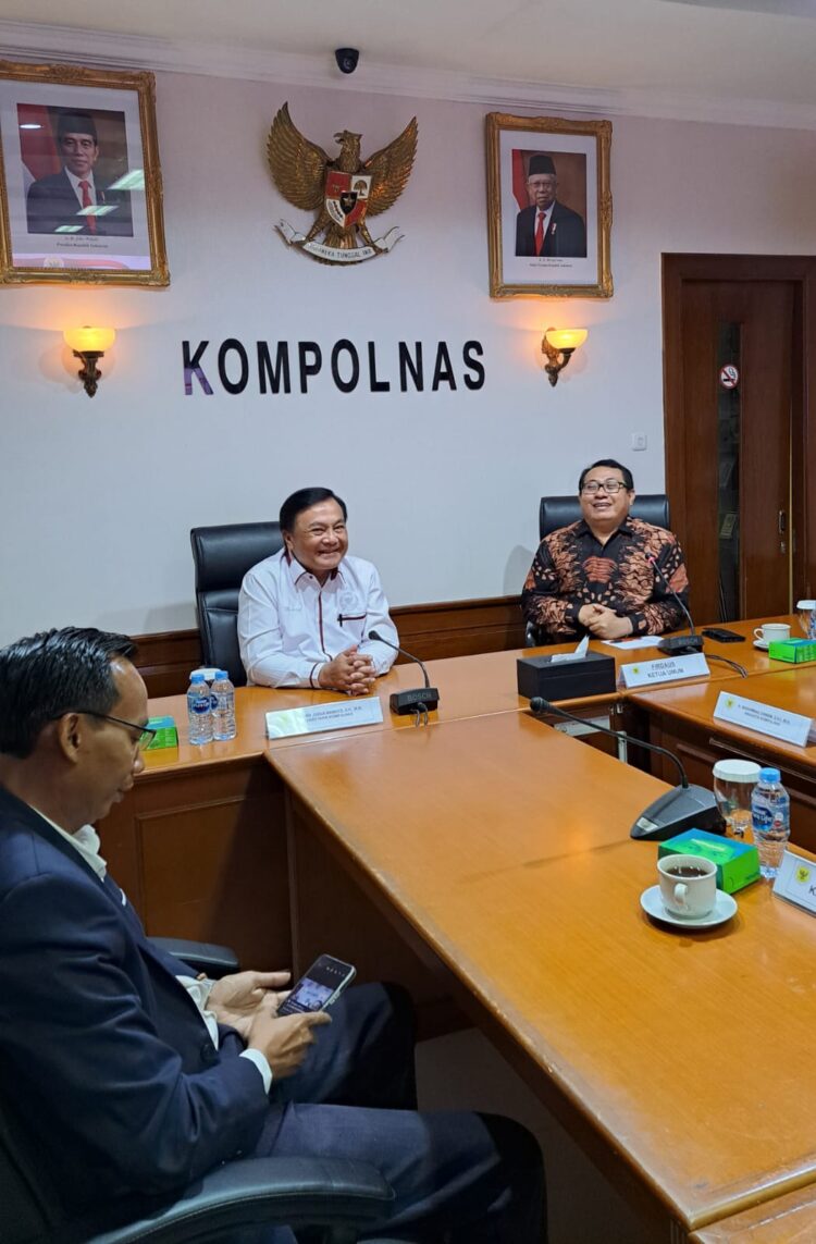 Ikut Wujudkan Pemilu Damai dan Bermartabat, SMSI Pusat Audensi dengan Kompolnas