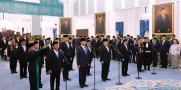 Presiden Prabowo Saksikan Pengucapan Sumpah Ketua dan Anggota Ombudsman RI